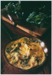 Parsley and basil omelette (Frittata di prezzemolo e basilico)