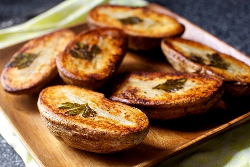 Parsley leaf potatoes