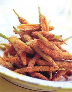 Parsleyed crispy carrots