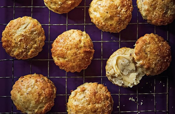 Parsnip & Parmigiano Reggiano scones 