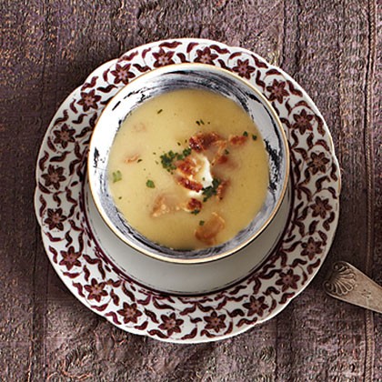 Parsnip and apple soup