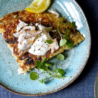 Parsnip and mushroom rösti