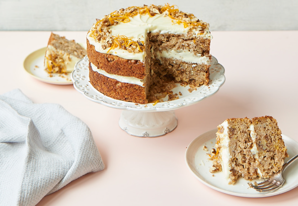 Parsnip and orange spiced cake