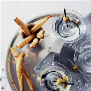 Parsnip and Parmesan filo fingers