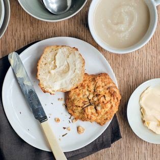 Parsnip and rosemary rolls