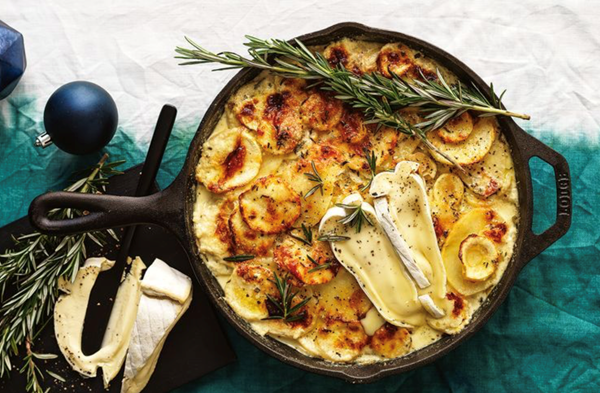 Parsnip and truffle fromage Dauphinois gratin