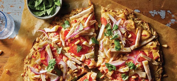 Parsnip-crust flatbread