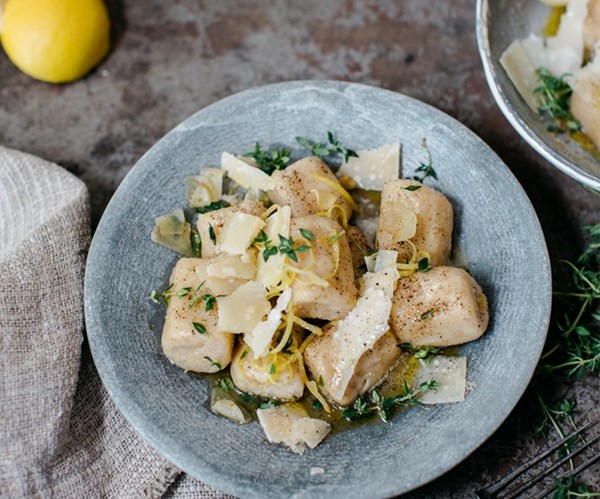Parsnip gnocchi with nutmeg & thyme butter