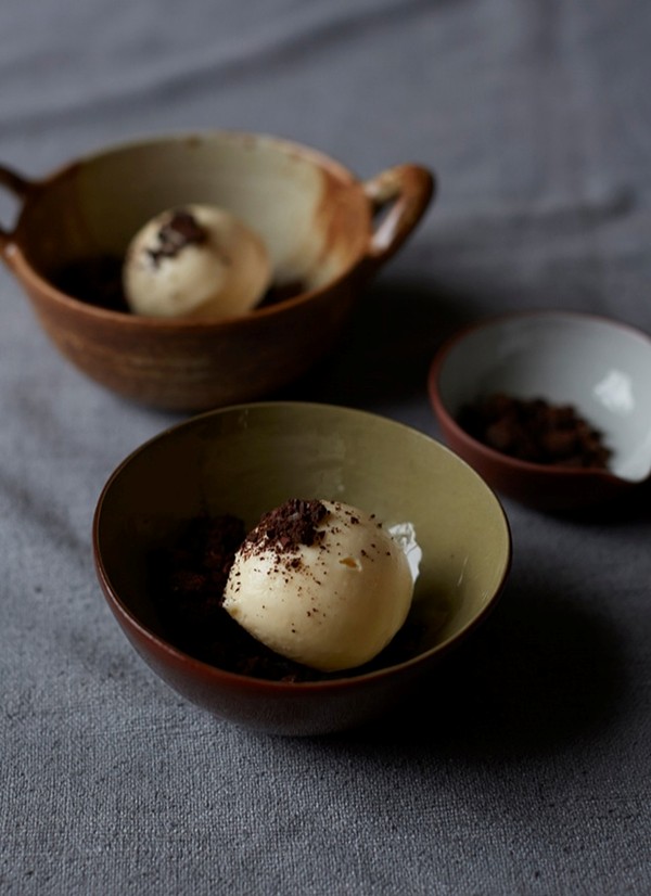 Parsnip ice-cream