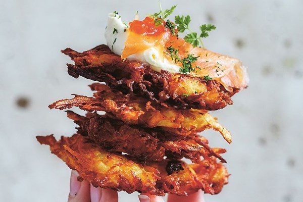 Parsnip latkes