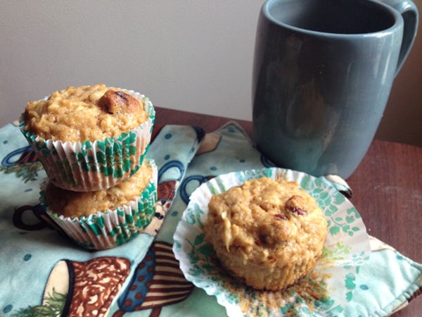 Parsnip muffins