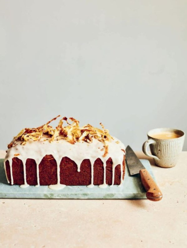 Parsnip, orange & ginger loaf