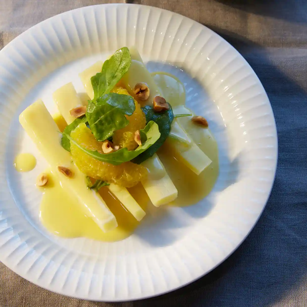 Parsnip, orange and hazelnut