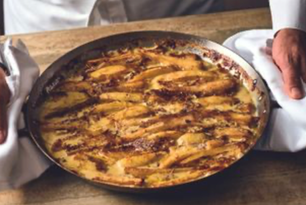 Parsnip, orange and vadouvan gratin