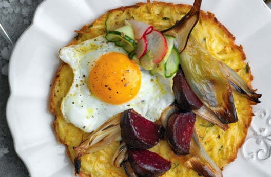 Parsnip rosti supper
