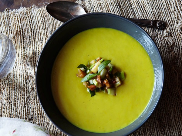 Parsnip soup with apples and walnuts from 'Marcus Off Duty' (Cook the Book)