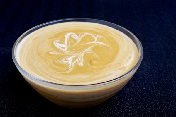 Parsnip soup with orange and ginger