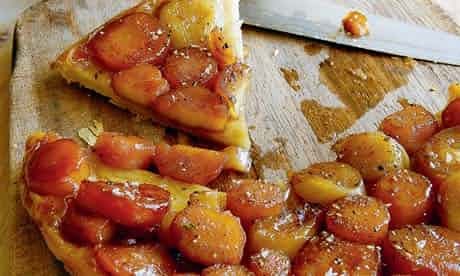 Parsnips, shallots, puff pastry