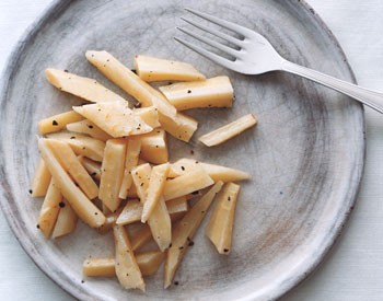 Parsnips with black-truffle butter