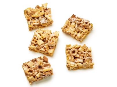 Party mix marshmallow treats