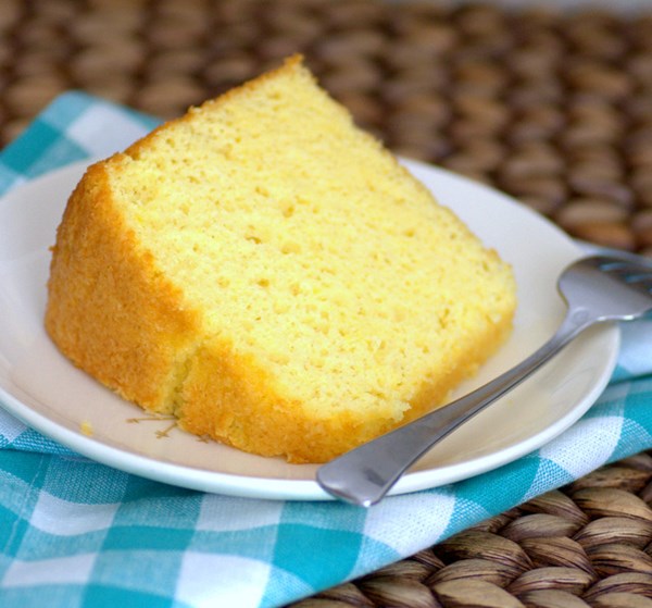 Passion fruit chiffon cake