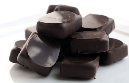 Passion fruit ganache