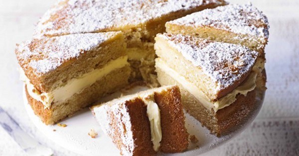 Passion fruit layer cake