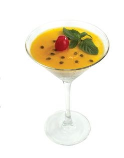 Passion fruit mousse