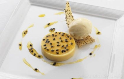 Passion fruit parfait