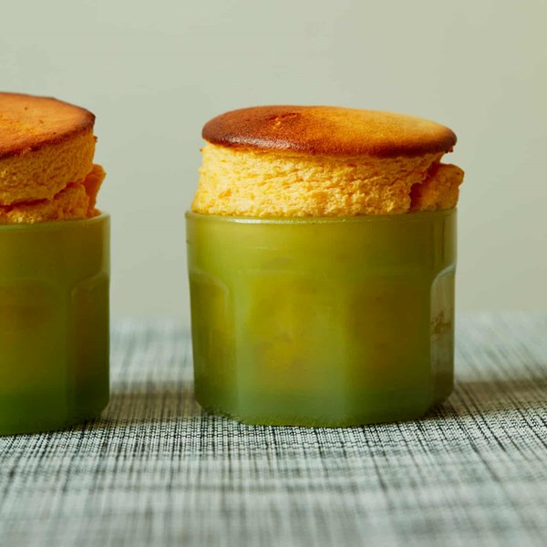 Passion fruit souffle