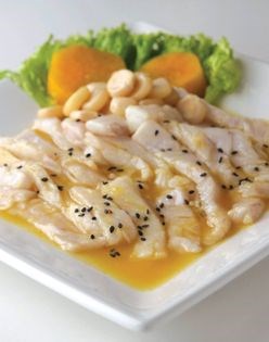 Passion fruit tiradito