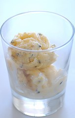 Passionfruit & banana sorbet