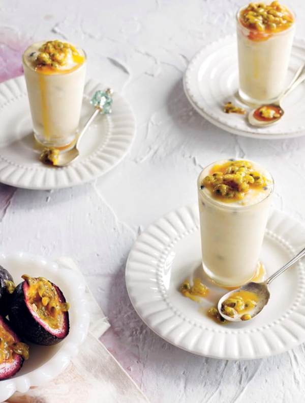 Passionfruit kulfi