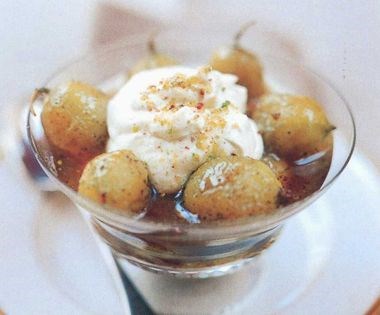 Passionfruit panna cotta