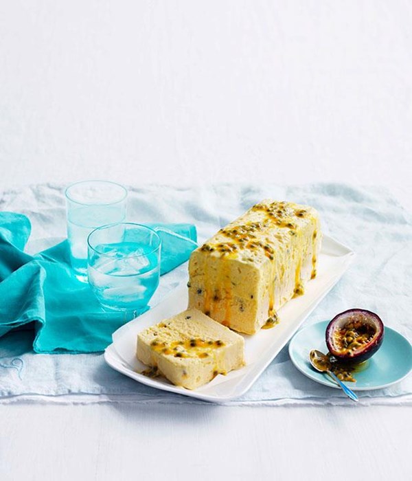 Passionfruit semifreddo
