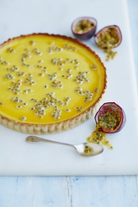 Passionfruit tart