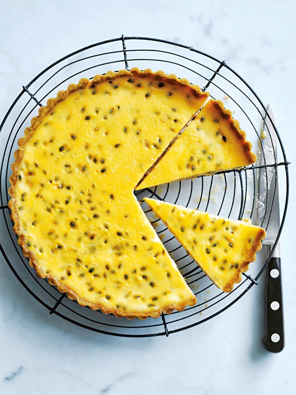 Passionfruit tart