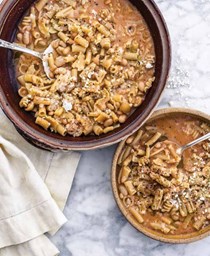 Pasta and beans (Pasta e fagioli)