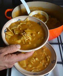 Pasta and chickpea soup - version 2 (Pasta e ceci )