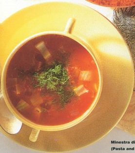 Pasta and fennel soup (Minestra di pasta e finocchi)