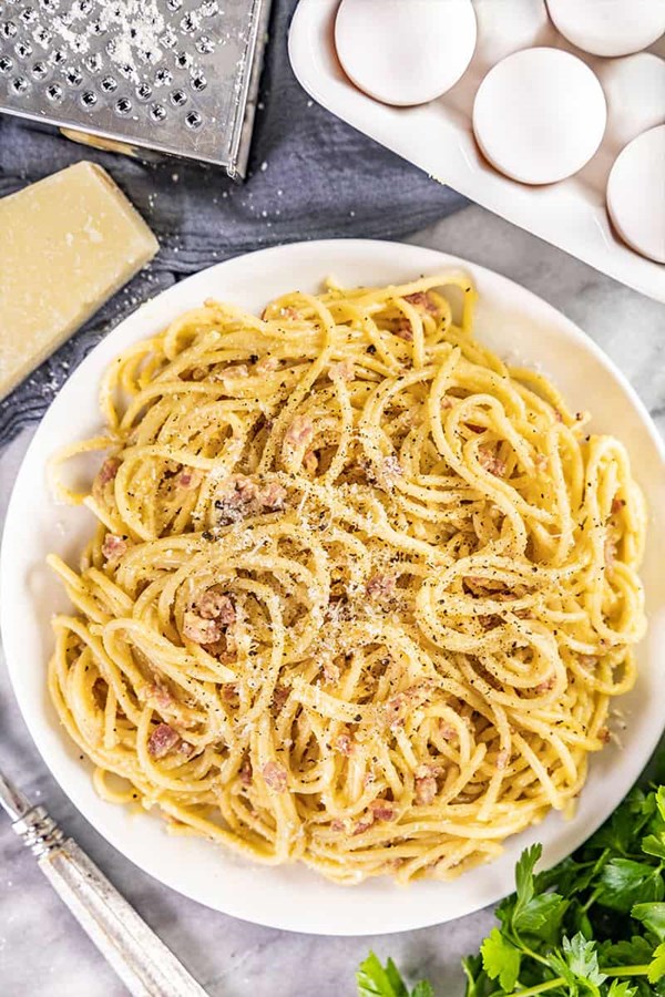 Pasta carbonara