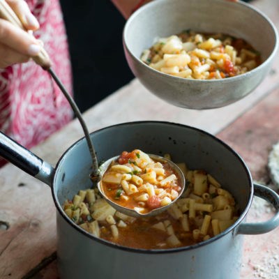 Pasta e patate soup