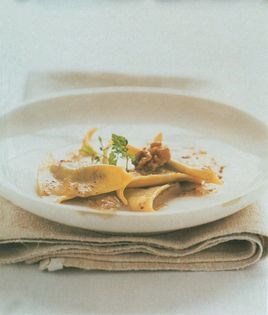 Pasta filled with herbs and greens (Pansôti)