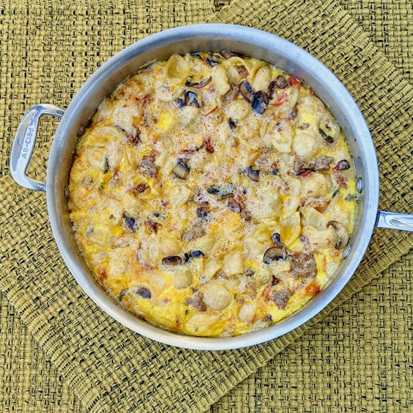 Pasta frittata