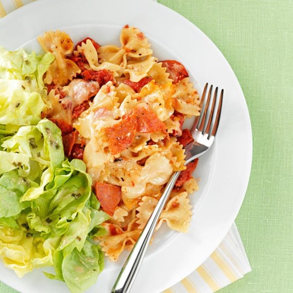 Pasta pizza