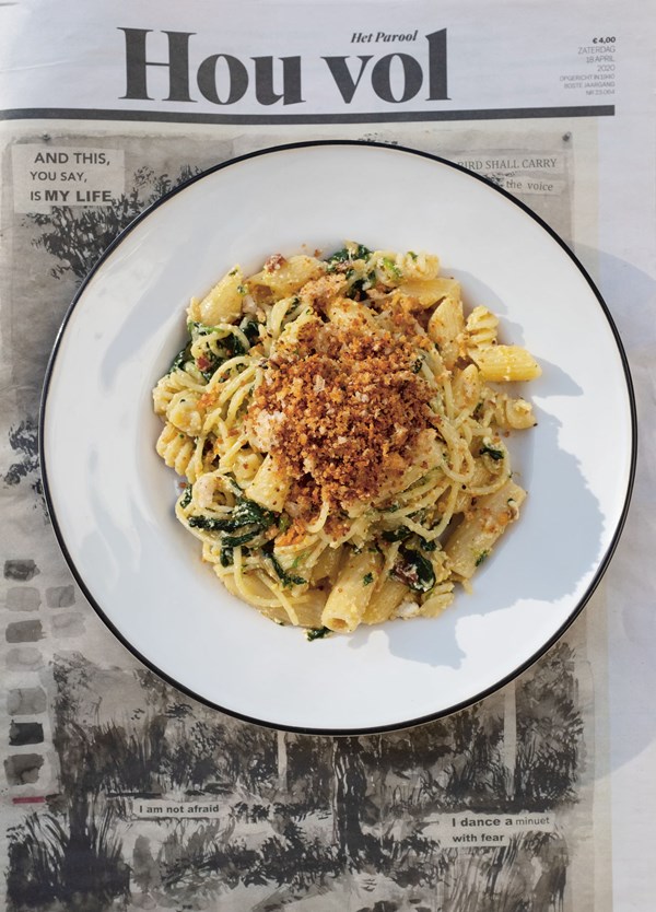 Pasta quarantine (Pasta pangrattato) [Sergio Herman]