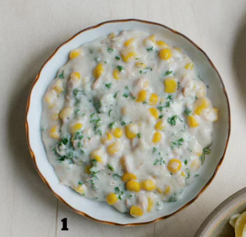 Pasta sauce 1: sweetcorn