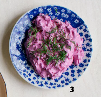 Pasta sauce 3: beetroot