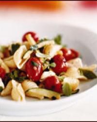 Pasta shells with swordfish