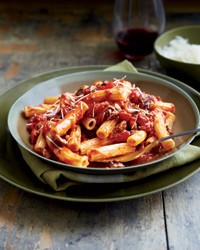 Pasta with Abruzzi-style lamb sauce